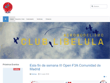 Tablet Screenshot of libelula.com